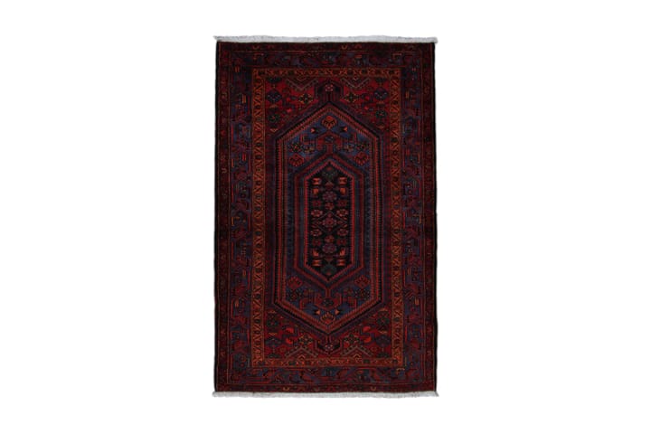 Käsinsolmittu persialainen matto 147x233 cm - Tummansininen/Sininen - Persialainen matto - Itämainen matto