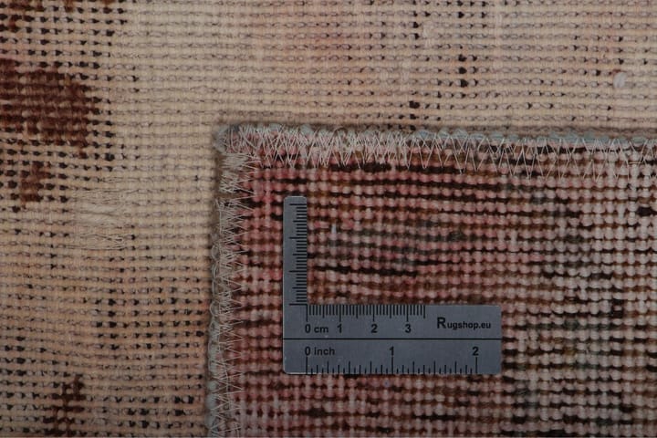 Käsinsolmittu Persialainen matto 133x185 cm Vintage - Beige / Vaaleanpunainen - Persialainen matto - Itämainen matto