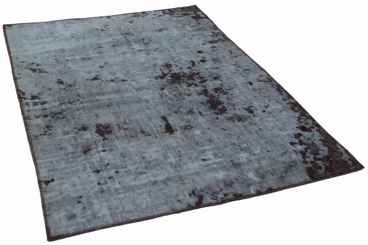 Käsinsolmittu Persialainen matto 128x188 cm Vintage - Sininen / Harmaa - Persialainen matto - Itämainen matto