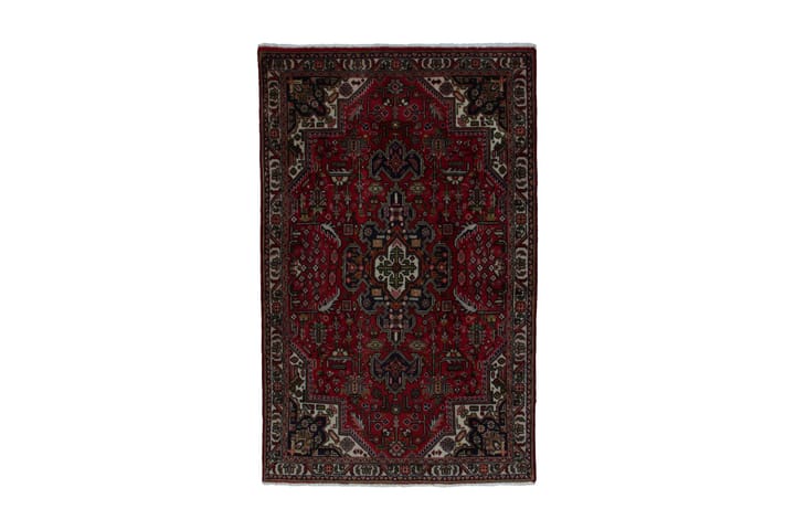 Käsinsolmittu Persialainen Matto 95x150 cm - Punainen/Beige - Persialainen matto - Itämainen matto