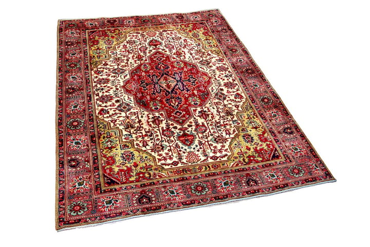 Käsinsolmittu Persialainen Patina matto 199x288 cm - Beige/Punainen - Persialainen matto - Itämainen matto