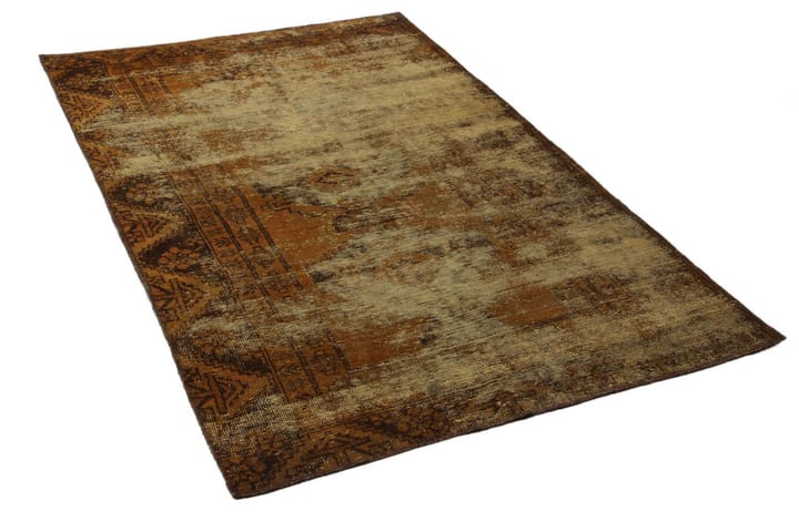 Käsinsolmittu Persialainen matto 111x187 cm Vintage - Beige / Ruskea - Persialainen matto - Itämainen matto