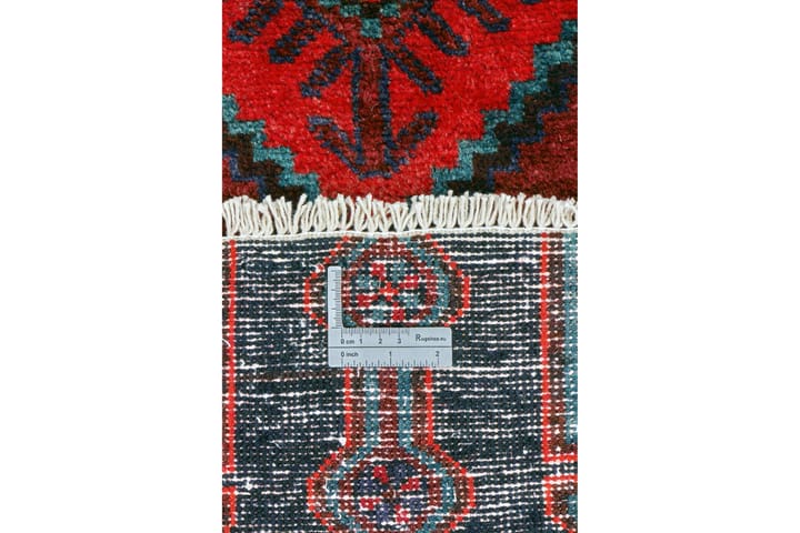 Käsinsolmittu persialainen matto 120x260 cm - Tummansininen / Punainen - Persialainen matto - Itämainen matto