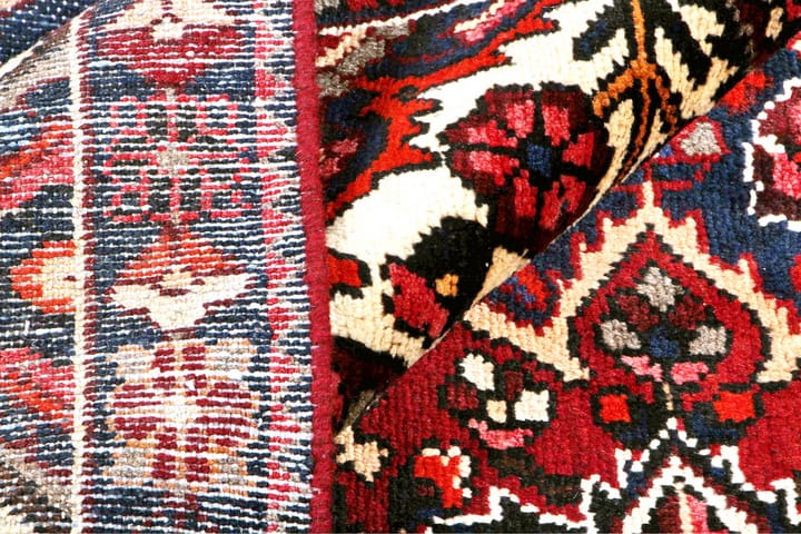 Käsinsolmittu persialainen matto 217x297 cm - Punainen/Beige - Persialainen matto - Itämainen matto