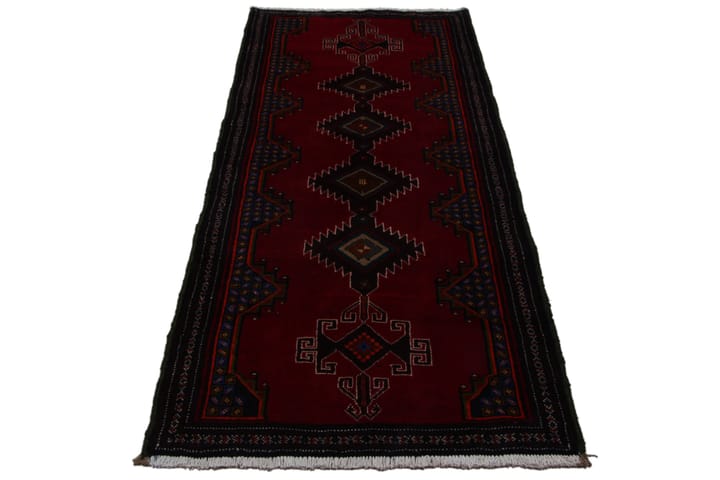 Käsinsolmittu Persialainen matto 85x203 cm Kelim - Punainen / Musta - Persialainen matto - Itämainen matto