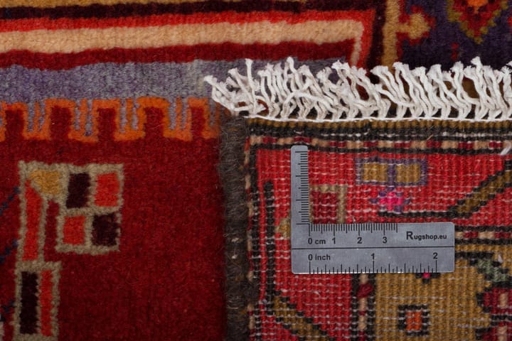 Käsinsolmittu persialainen matto 102x312 cm - Tummansininen / Punainen - Persialainen matto - Itämainen matto