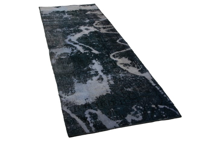 Käsinsolmittu Persialainen matto 88x263 cm Vintage - Sininen / Vihreä - Persialainen matto - Itämainen matto
