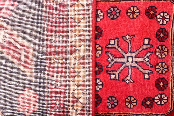 Käsinsolmittu Persialainen matto 81x258 cm - Tummansininen / Punainen - Persialainen matto - Itämainen matto