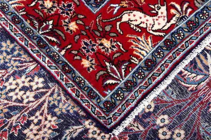 Käsinsolmittu persialainen matto 160x303 cm - Tummansininen / Punainen - Persialainen matto - Itämainen matto