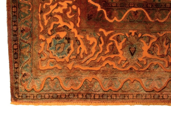Käsinsolmittu Persialainen Villamatto 288x398 cm Vintage - Ruskea / Oranssi - Persialainen matto - Itämainen matto