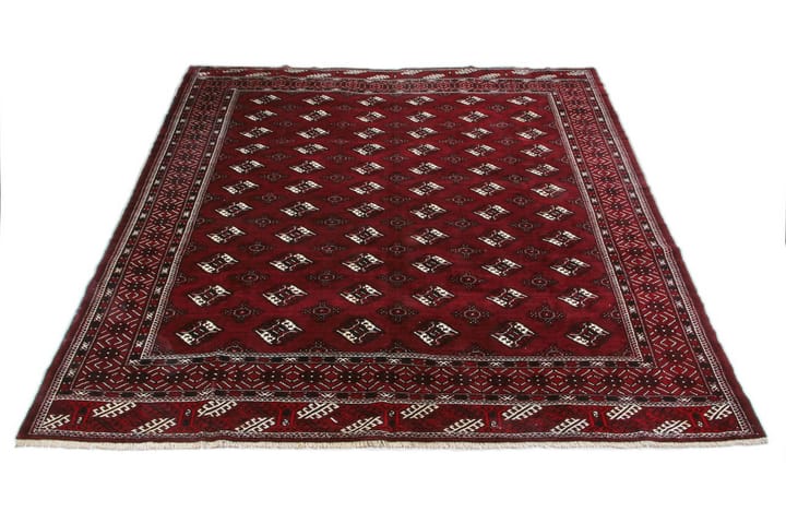 Käsinsolmittu persialainen matto 297x322 cm - Punainen / Musta - Persialainen matto - Itämainen matto