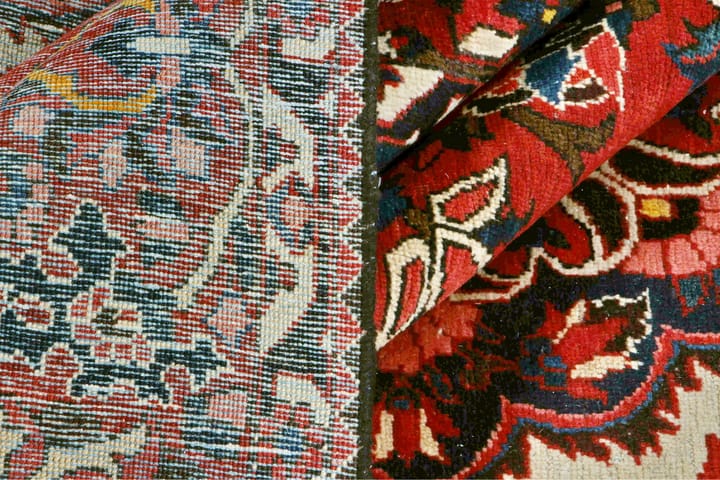Käsinsolmittu persialainen matto 205x310 cm - Punainen/Beige - Persialainen matto - Itämainen matto