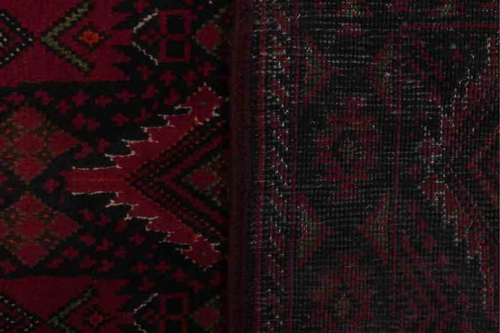 Käsinsolmittu Persialainen Matto Aalto 104x201 cm Kelim - Punainen / Musta - Persialainen matto - Itämainen matto