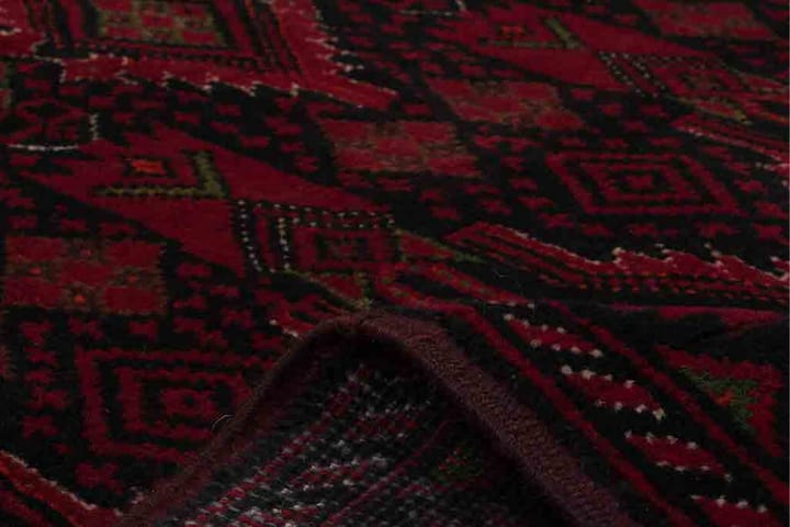 Käsinsolmittu Persialainen Matto Aalto 104x201 cm Kelim - Punainen / Musta - Persialainen matto - Itämainen matto