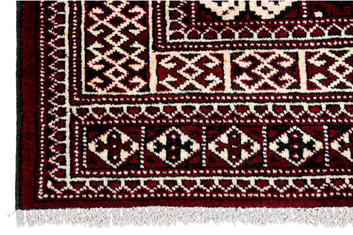 Käsinsolmittu Persialainen matto 83x130 cm - Tummanpunainen / Beige - Persialainen matto - Itämainen matto
