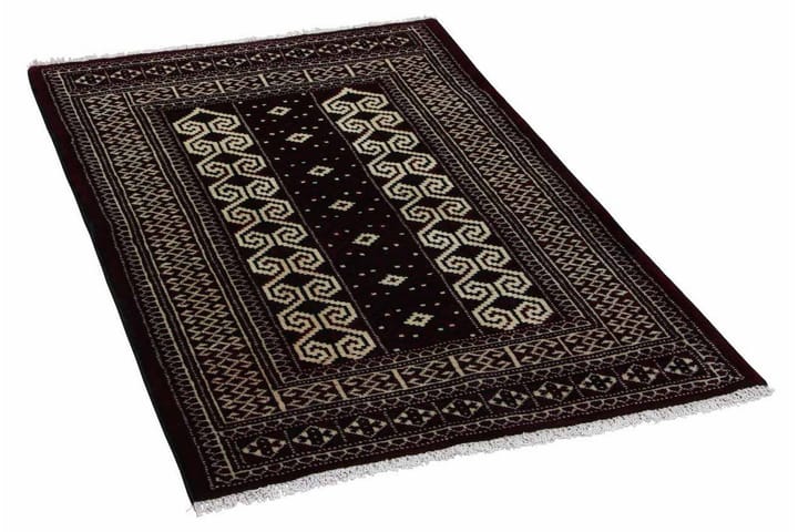 Käsinsolmittu Persialainen matto 83x130 cm - Tummanpunainen / Beige - Persialainen matto - Itämainen matto