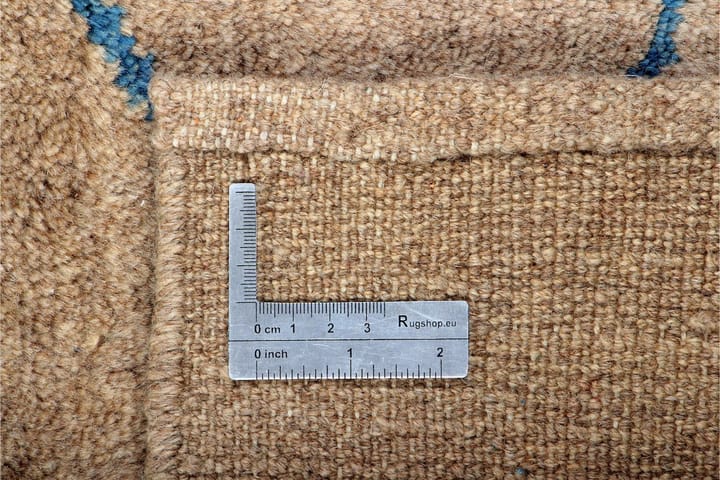 Käsinsolmittu Persialainen Villamatto 200x285 cm Gabbeh Shir - Sininen/Beige - Persialainen matto - Itämainen matto