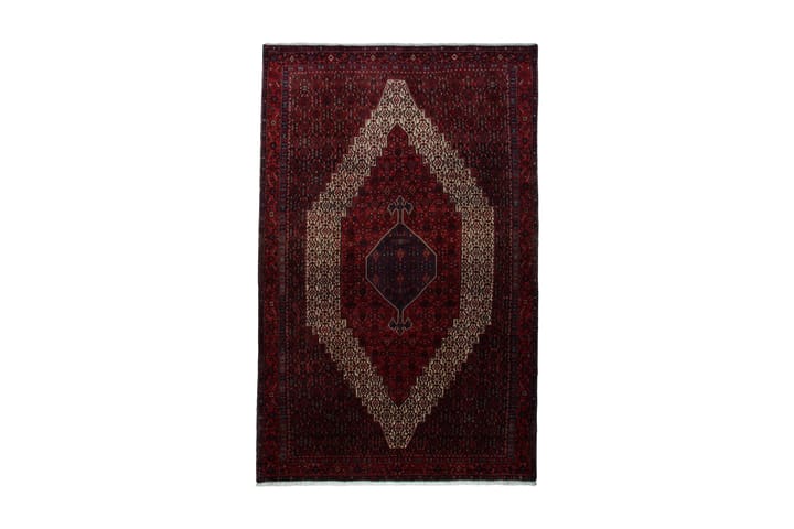 Käsinsolmittu Persialainen matto 208x332 cm - Beige/Punainen - Persialainen matto - Itämainen matto