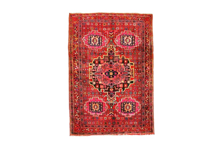 Käsinsolmittu Persialainen Matto 138x202 cm Kelim - Punainen - Persialainen matto - Itämainen matto