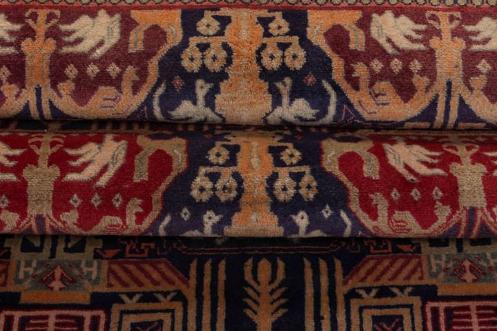 Käsinsolmittu Persialainen matto 155x286 cm Kelim - Punainen/Tummansininen - Persialainen matto - Itämainen matto