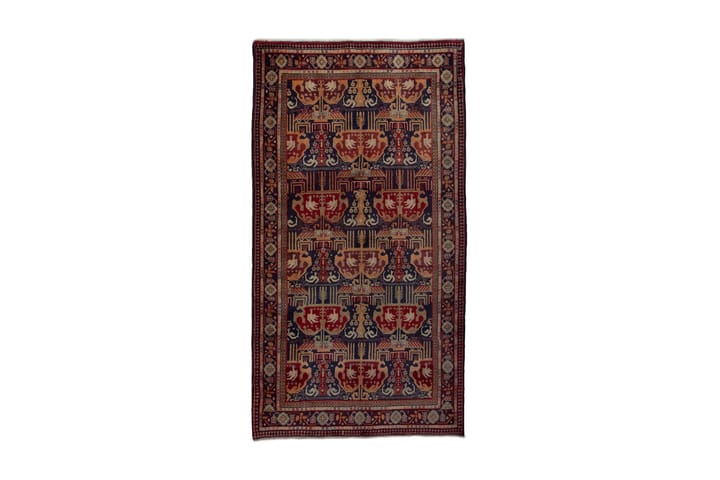 Käsinsolmittu Persialainen matto 155x286 cm Kelim - Punainen/Tummansininen - Persialainen matto - Itämainen matto
