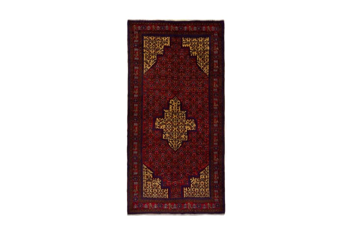 Käsinsolmittu Persialainen Matto 158x311 cm - Punainen / keltainen - Persialainen matto - Itämainen matto
