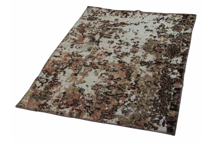 Käsinsolmittu Persialainen matto 91x124 cm Vintage - Beige / Ruskea - Persialainen matto - Itämainen matto