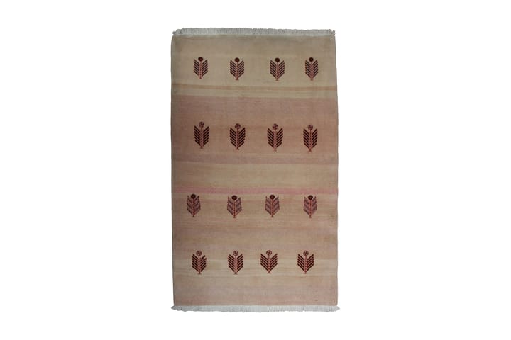 K�äsinsolmittu Persialainen Villamatto 100x150 cm Kelim - Beige / Vaaleanpunainen - Persialainen matto - Itämainen matto