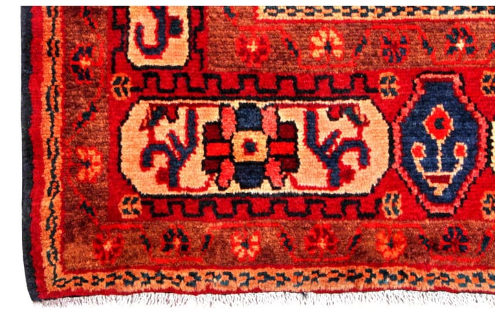 Käsinsolmittu persialainen matto 160x303 cm - Tummanpunainen / Punainen - Persialainen matto - Itämainen matto
