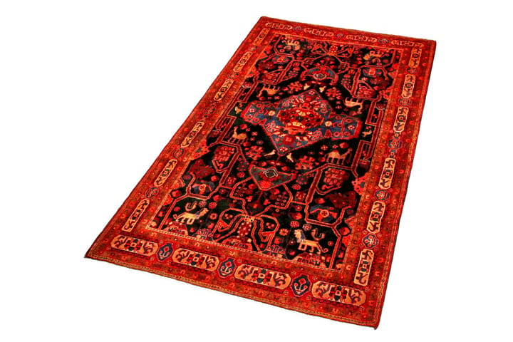 Käsinsolmittu persialainen matto 160x303 cm - Tummanpunainen / Punainen - Persialainen matto - Itämainen matto