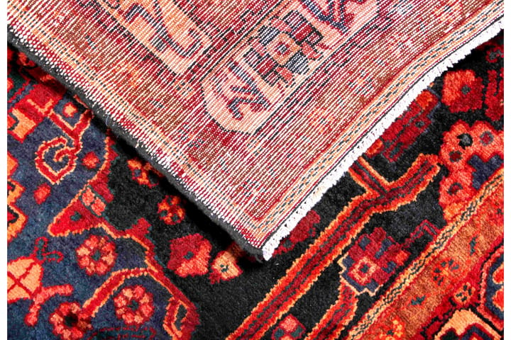 K�äsinsolmittu persialainen matto 160x303 cm - Tummanpunainen / Punainen - Persialainen matto - Itämainen matto
