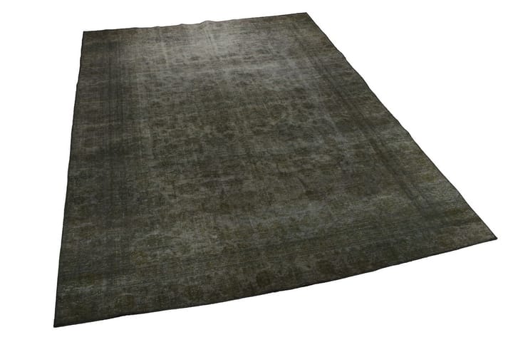 Käsinsolmittu Persialainen Villamatto 280x398 cm Vintage - Vihreä - Persialainen matto - Itämainen matto