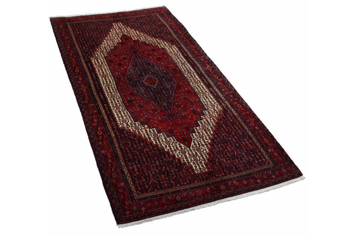 Käsinsolmittu Persialainen matto 149x319 cm - Beige/Punainen - Persialainen matto - Itämainen matto