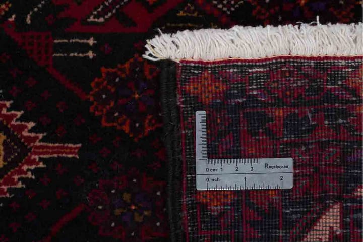 Käsinsolmittu Persialainen Matto Våg 100x193 cm Kelim - Musta / Punainen - Persialainen matto - Itämainen matto