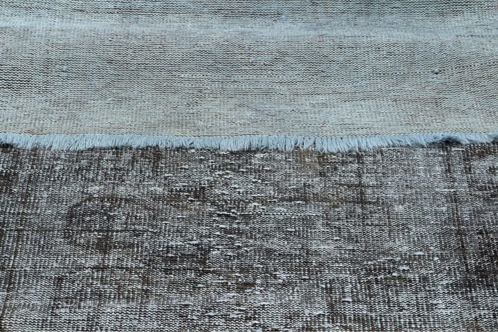 Käsinsolmittu Persialainen Matto 85x309 cm Vintage - Tummanvihreä - Persialainen matto - Itämainen matto