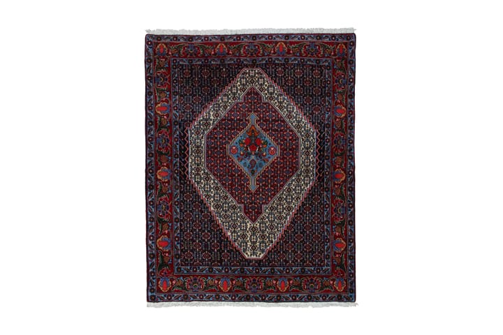 Käsinsolmittu Persialainen Matto 123x157 cm Kelim - Punainen/Kerma - Persialainen matto - Itämainen matto