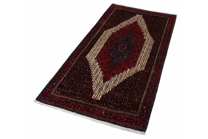 Käsinsolmittu Persialainen Matto 161x328 cm - Punainen/Beige - Persialainen matto - Itämainen matto