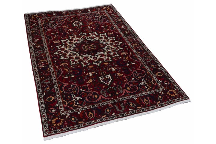 Käsinsolmittu persialainen matto 210x315 cm - Punainen/Ruskea - Persialainen matto - Itämainen matto