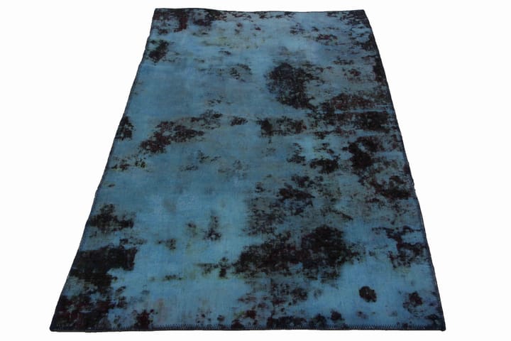 Käsinsolmittu Persialainen matto 102x200 cm Vintage - Sininen / Tummansininen - Persialainen matto - Itämainen matto