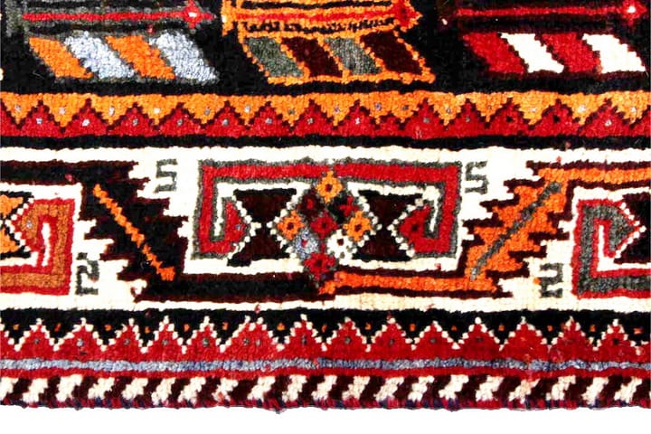 Käsinsolmittu persialainen Matto 179x253 cm - Punainen/Beige - Persialainen matto - Itämainen matto