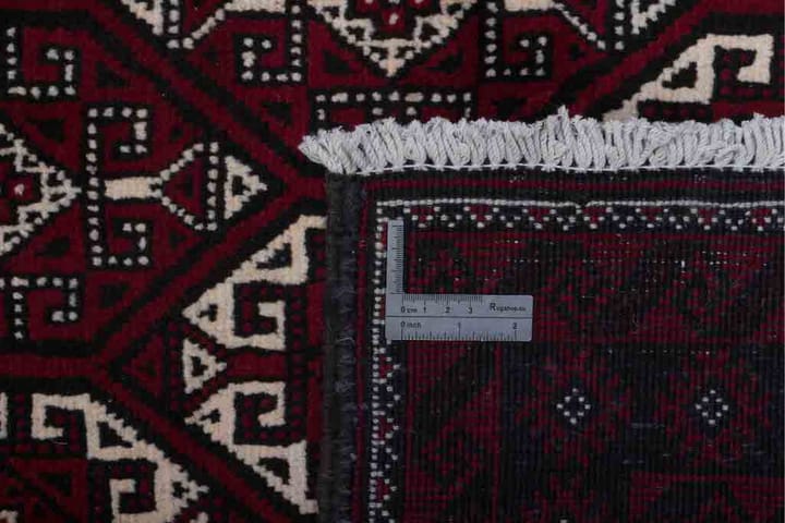 Käsinsolmittu Persialainen Matto Aalto 102x190 cm Kelim - Punainen / Musta - Persialainen matto - Itämainen matto