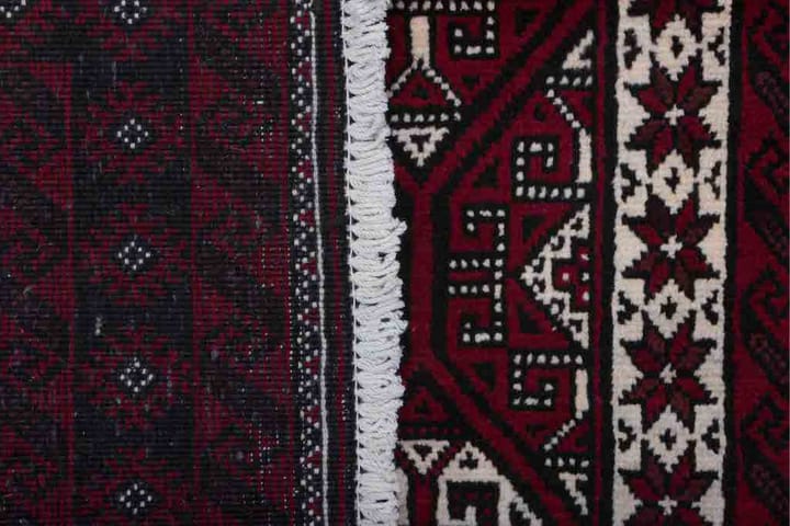 Käsinsolmittu Persialainen Matto Aalto 102x190 cm Kelim - Punainen / Musta - Persialainen matto - Itämainen matto