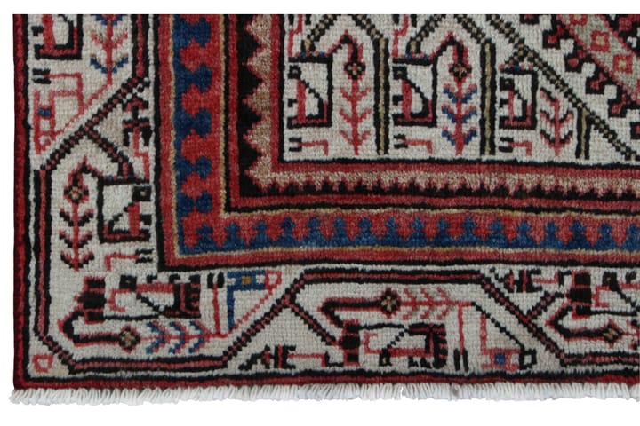 Käsinsolmittu Persialainen Patinamatto 118x200 cm - Punainen/Beige - Persialainen matto - Itämainen matto