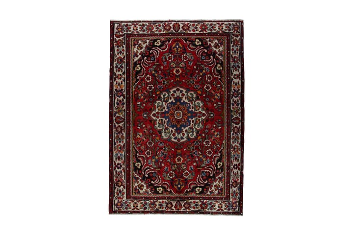 Käsinsolmittu persialainen matto 153x226 cm - Punainen/Kerma - Persialainen matto - Itämainen matto