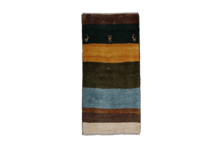 Käsinsolmittu Persialainen Villamatto 65x134 cm Kelim - Monivärinen - Persialainen matto - Itämainen matto