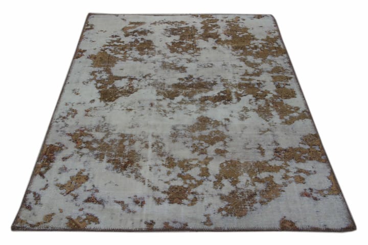 Käsinsolmittu Persialainen Matto 110x164 cm Vintage - Beige / Ruskea - Persialainen matto - Itämainen matto