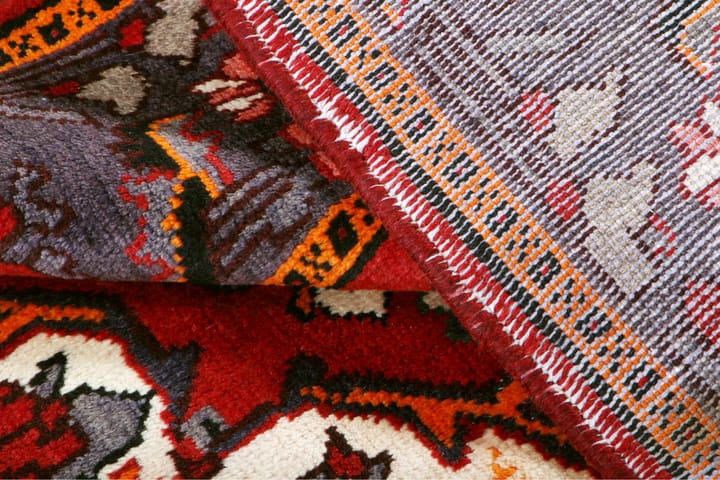 Käsinsolmittu persialainen matto 205x305 cm - Punainen/Beige - Persialainen matto - Itämainen matto