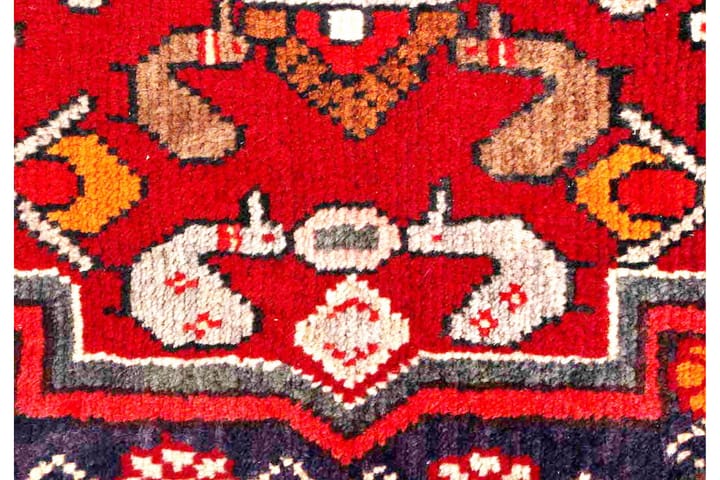 Käsinsolmittu persialainen matto 152x258 cm - Punainen/Beige - Persialainen matto - It�ämainen matto