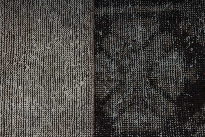 Käsinsolmittu Persialainen matto 76x130 cm Vintage - Harmaa / Tummanvihreä - Persialainen matto - Itämainen matto
