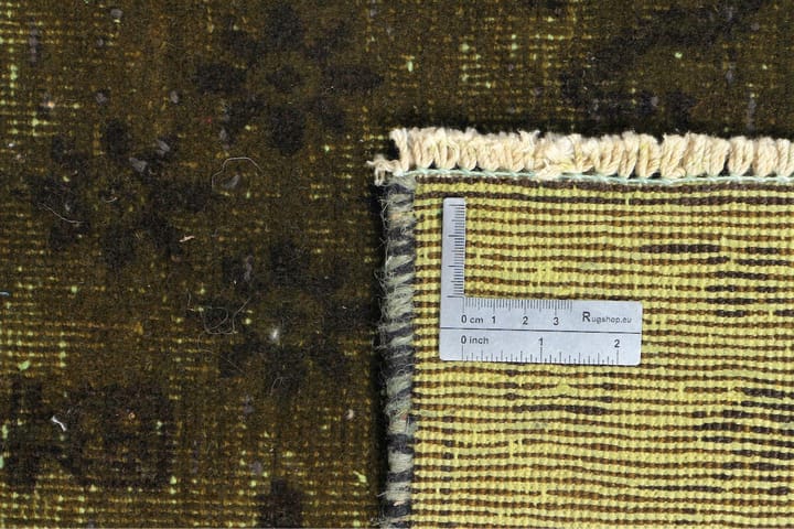 Käsinsolmittu Persialainen Villamatto 284x382 cm Vintage - Ruskea / Vihreä - Persialainen matto - Itämainen matto